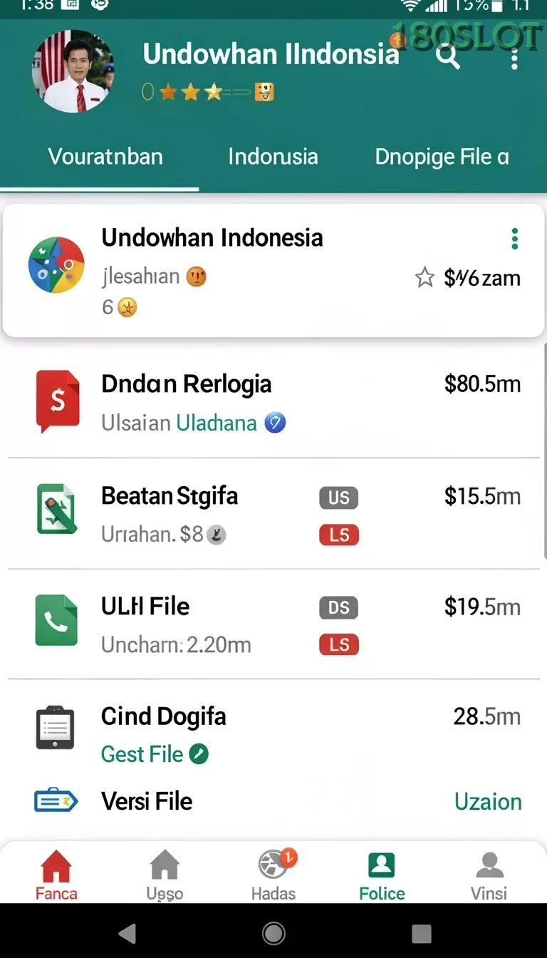 Cuplikan layar SAUDARATOTO — aktivitas