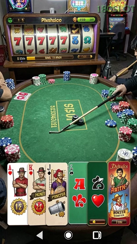 Cuplikan layar 7METER — menu navigasi